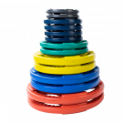 Color Rubber Grip Olympic Plates