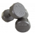 12 Sided Solid Gray Dumbbells 55-100 lbs